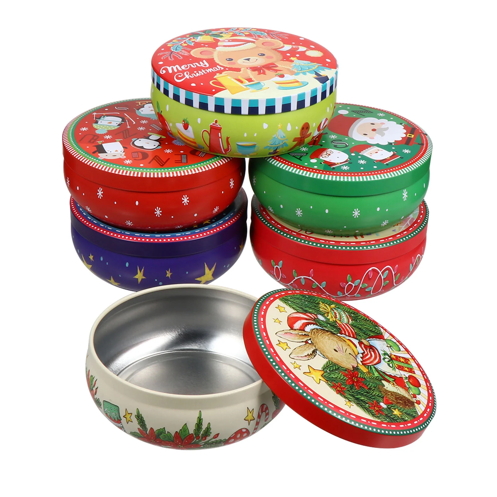 6 Pcs Christmas Candy Box Supplies Festival Mini Ornaments Chocolate Containers Tinplate Romantic Cases
6 Pcs Christmas Candy Box Supplies Festival Mini Ornaments Chocolate Containers Tinplate Romantic Cases