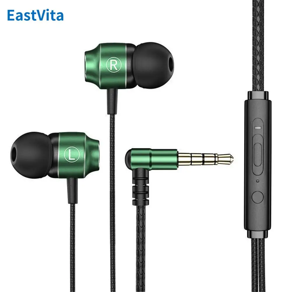 

Wired Control Headphones HiFi Bass Stereo Music Noise Canceling Headset with Mic 3.5mm Type C Sport Earbuds for Phone Computer