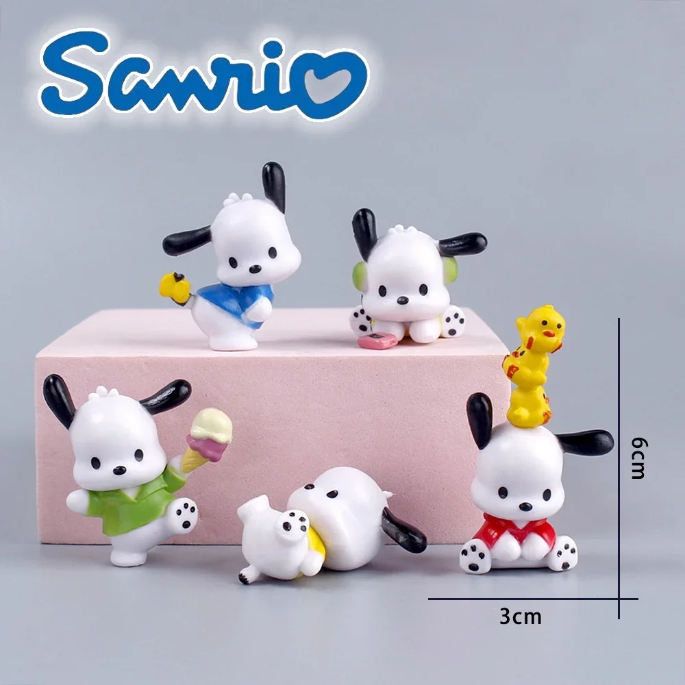 5pcs Sanrio Cartoon Dolls Anime Action Figures Pochacco Cinnamoroll Desktop Ornament Model Dolls Toy Children Birthday Gifts
5pcs Sanrio Cartoon Dolls Anime Action Figures Pochacco Cinnamoroll Desktop Ornament Model Dolls Toy Children Birthday Gifts