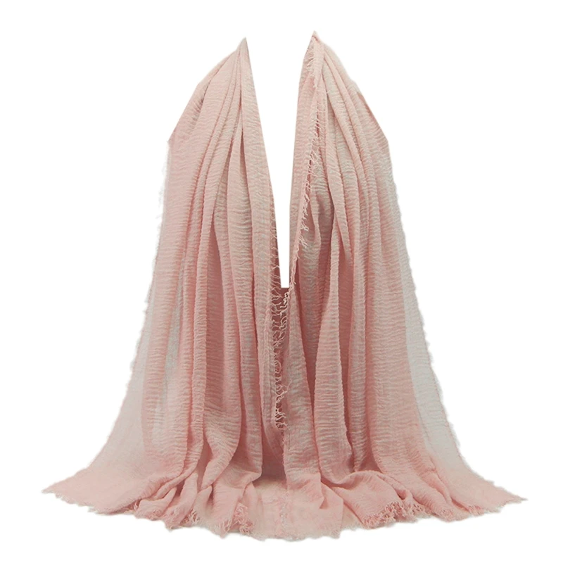 Long Scarf Wraps For Women Cotton Hemp Scarf Crinkle Hijab Scarf Shawl Muslim Long Blend Crinkle Shawl Neck Wrap
Long Scarf Wraps For Women Cotton Hemp Scarf Crinkle Hijab Scarf Shawl Muslim Long Blend Crinkle Shawl Neck Wrap