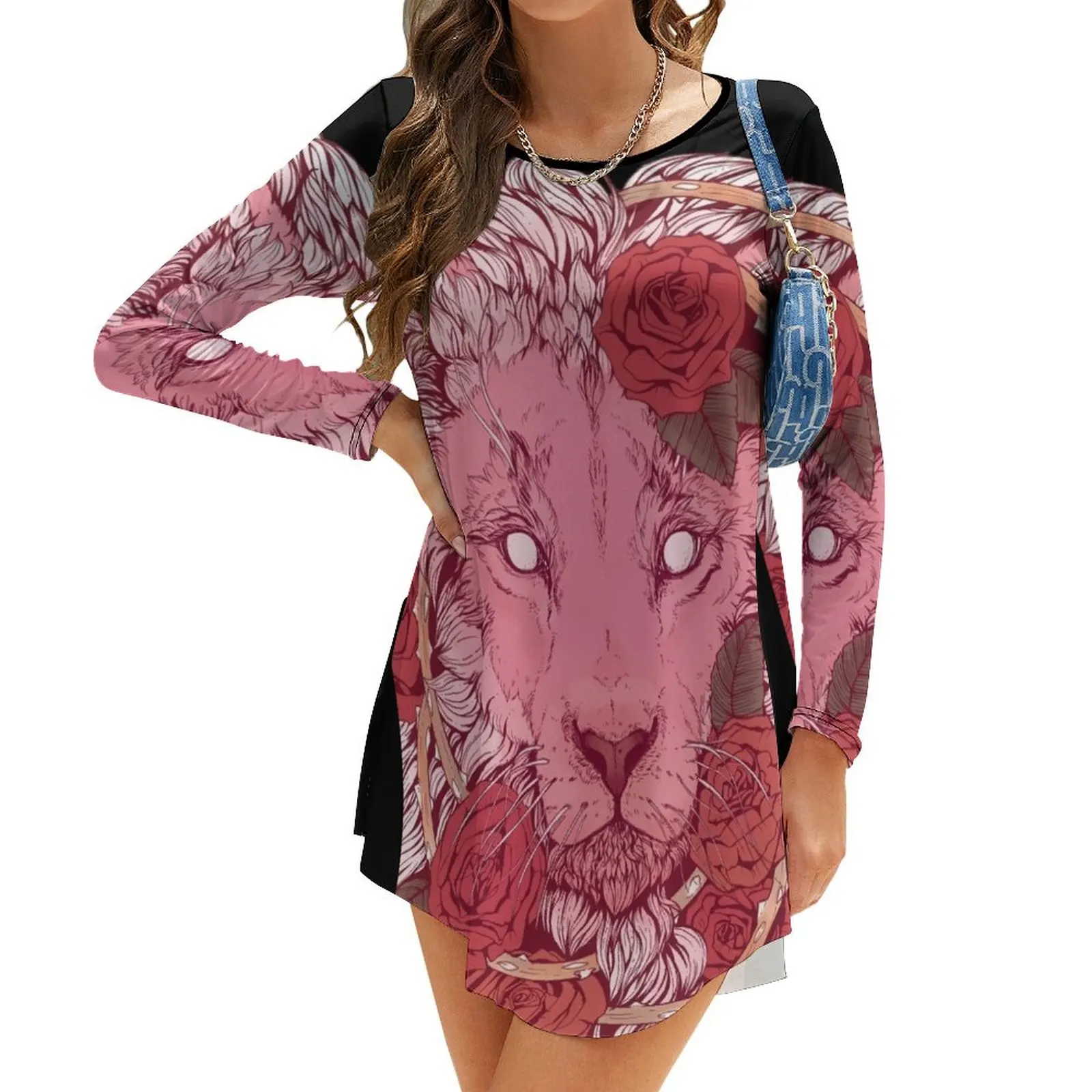 Lion of Roses Long-Sleeve Dress elegant chic women dresses promotion sexy dress long dress women summer women dresses
Lion of Roses Long-Sleeve Dress elegant chic women dresses promotion sexy dress long dress women summer women dresses