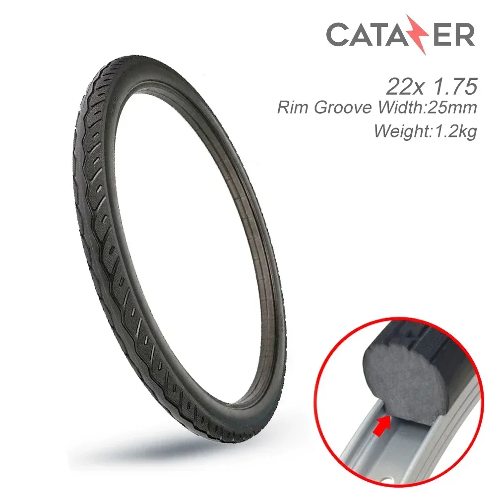 22 Inch 22*1.75 Electrombike Solid Tire Riding Free Inflatable Solid Tyre Without Inner Tube Bike Tires
22 Inch 22*1.75 Electrombike Solid Tire Riding Free Inflatable Solid Tyre Without Inner Tube Bike Tires