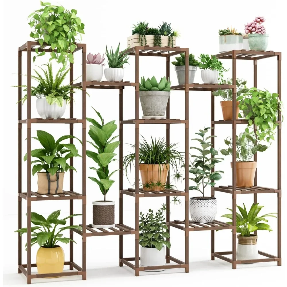 Flower Pots Stand Hangable, Indoor Tall Plant Shelf Outdoor 14 Pots Large Plant Rack for Living Room Patio, Balcony and Garden
Flower Pots Stand Hangable, Indoor Tall Plant Shelf Outdoor 14 Pots Large Plant Rack for Living Room Patio, Balcony and Garden