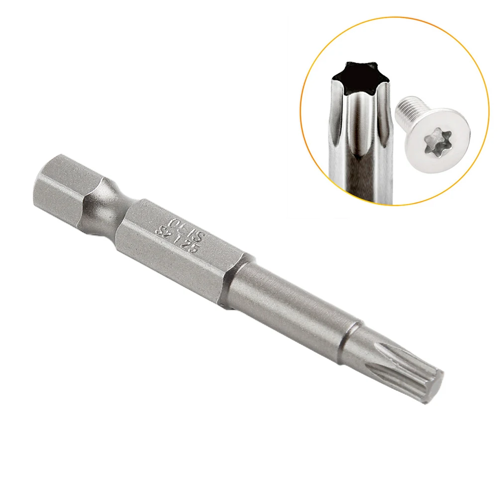 Screwdriver Bit Upgrade Your Toolkit With 10 Pieces of Torx Screwdriver Bits With T25 Compatibility And 50mm Length
Screwdriver Bit Upgrade Your Toolkit With 10 Pieces of Torx Screwdriver Bits With T25 Compatibility And 50mm Length
