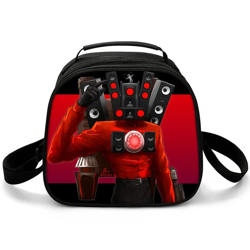 Toilet Man Lunch Bag Elementary School Student Picnic Round Ice Bag Skibidi Toilet Game Meal Bag Beautiful Fashion Accessories
Toilet Man Lunch Bag Elementary School Student Picnic Round Ice Bag Skibidi Toilet Game Meal Bag Beautiful Fashion Accessories