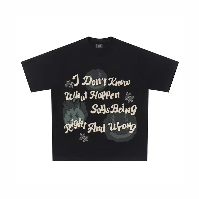 American Fashion Personalized Street Gothic Printed T shirt Summer Y2K Street Hip Hop Harajuku Retro Oversized T shirt
American Fashion Personalized Street Gothic Printed T shirt Summer Y2K Street Hip Hop Harajuku Retro Oversized T shirt