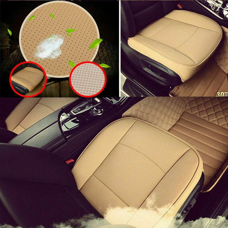 1Pc Beige Universal Car Front Seat Cover Breathable PU Leather Deluxe Pad for Auto Chair Cushion Four Seasons Non-slip Mat
1Pc Beige Universal Car Front Seat Cover Breathable PU Leather Deluxe Pad for Auto Chair Cushion Four Seasons Non-slip Mat