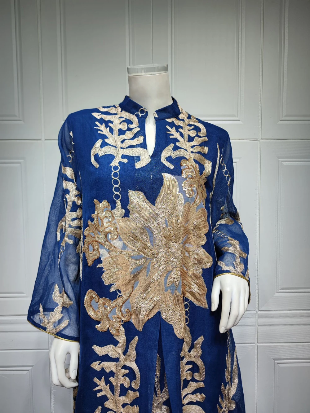 Maxi Dress Golden Sequins Embroidery Green White Abaya Woman Muslim Female Jalabiya Arabic Elegant Clothing Long Sleeves 223 Mallzona S3a215d86081c4536b9f73ac648e39d2a0 Maxi Dress Golden Sequins Embroidery Green White Abaya Woman Muslim Female Jalabiya Arabic Elegant Clothing Long Sleeves Mallzona