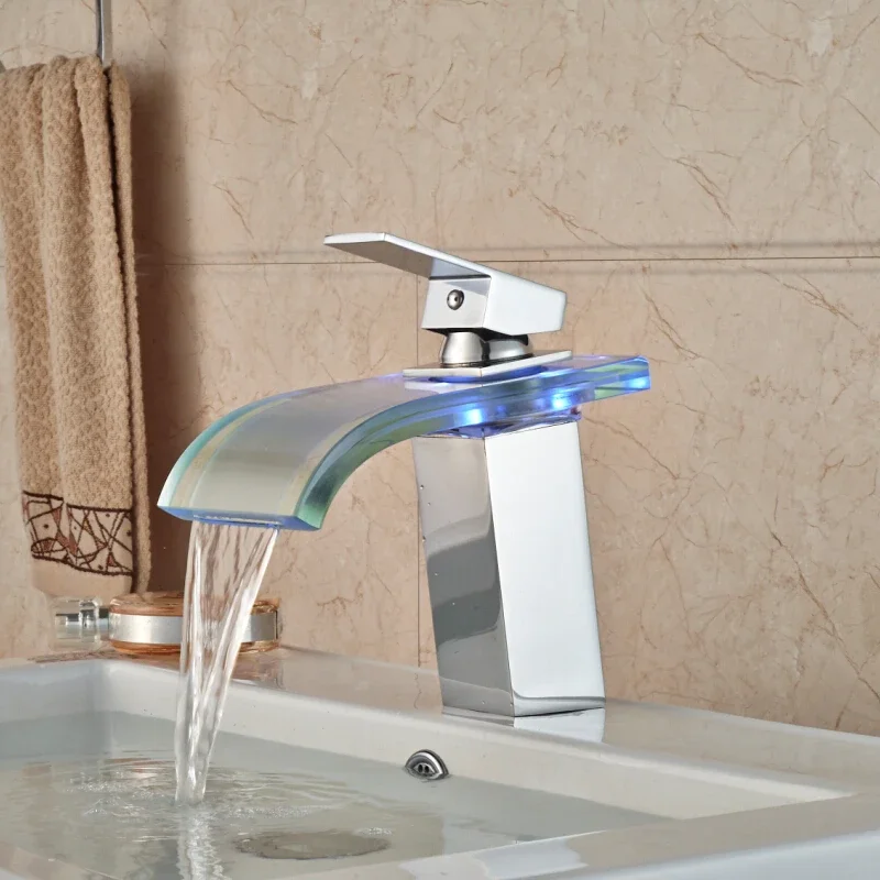 Vidric Deck Mount Wide Glass Waterfall Basin Faucet Single Handle Square LED Light Bathroom Sink Mixer Water Taps
Vidric Deck Mount Wide Glass Waterfall Basin Faucet Single Handle Square LED Light Bathroom Sink Mixer Water Taps