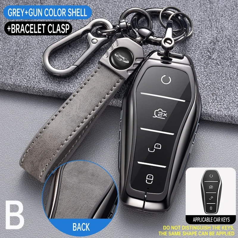 Car Key Case Holder Chain For China BYD Song PRO Han EV Max Tang DM 2018 Qin PLUS 4 Button Keychain Zinc Alloy Shell Accessories
Car Key Case Holder Chain For China BYD Song PRO Han EV Max Tang DM 2018 Qin PLUS 4 Button Keychain Zinc Alloy Shell Accessories