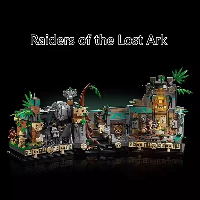 

Movie Series Indiana Jones Raiders of the Lost Ark 77015 Temple of the Golden Idol Building Blocks Bricks Toys Christmas Gifts