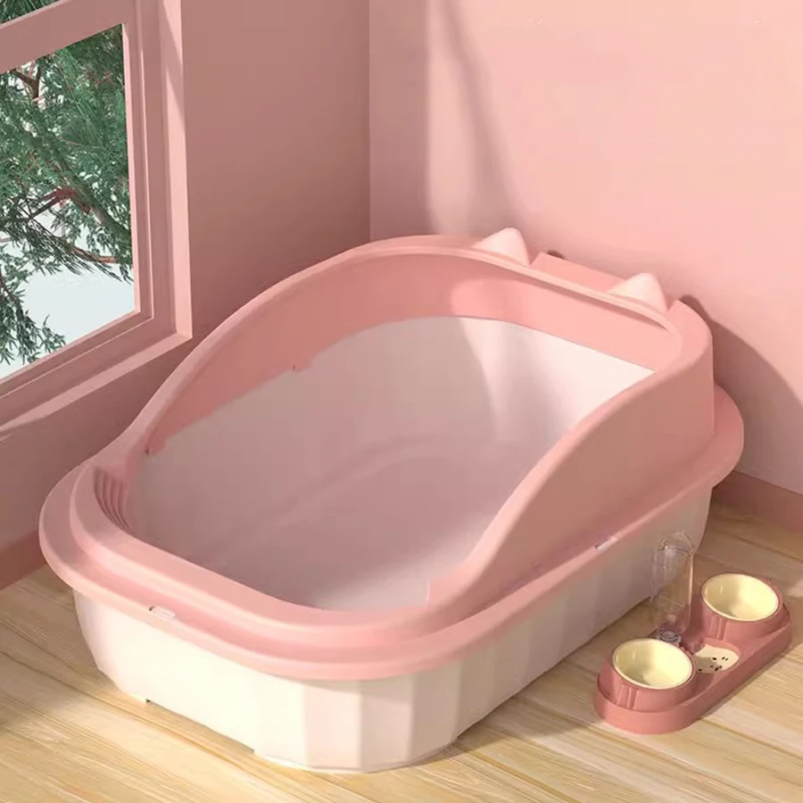 Large High Sides Cat Litter Boxs Square Guard Wall Portable Box Top Entry Tray Cats Toilet Enclosure Kedi Tuvaleti Pet Supplies
Large High Sides Cat Litter Boxs Square Guard Wall Portable Box Top Entry Tray Cats Toilet Enclosure Kedi Tuvaleti Pet Supplies