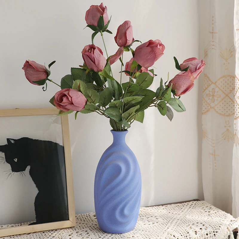 Small Mouth Ceramic Vase, Modern Simple Style, Living Room, Bedroom, Home Decoration Pieces, Hydroponic Vase Decoration Home
Small Mouth Ceramic Vase, Modern Simple Style, Living Room, Bedroom, Home Decoration Pieces, Hydroponic Vase Decoration Home