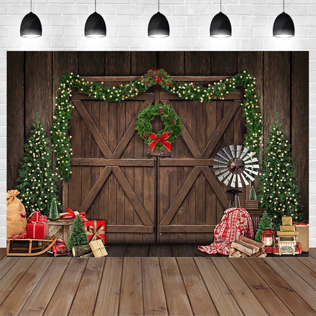 Christmas Tree Wood Door Decoration Photography Background Banner Garland Sled Gift Family Backdrop Children Indoor Studio Photo
Christmas Tree Wood Door Decoration Photography Background Banner Garland Sled Gift Family Backdrop Children Indoor Studio Photo
