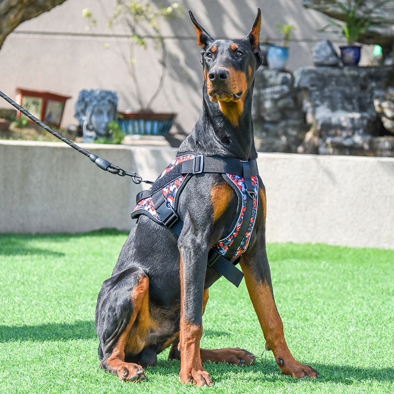 Vest For Dog Training - Reflective, Breathable, and Adjustable NO-PULL Dog Harness for Outdoor Walking and Training