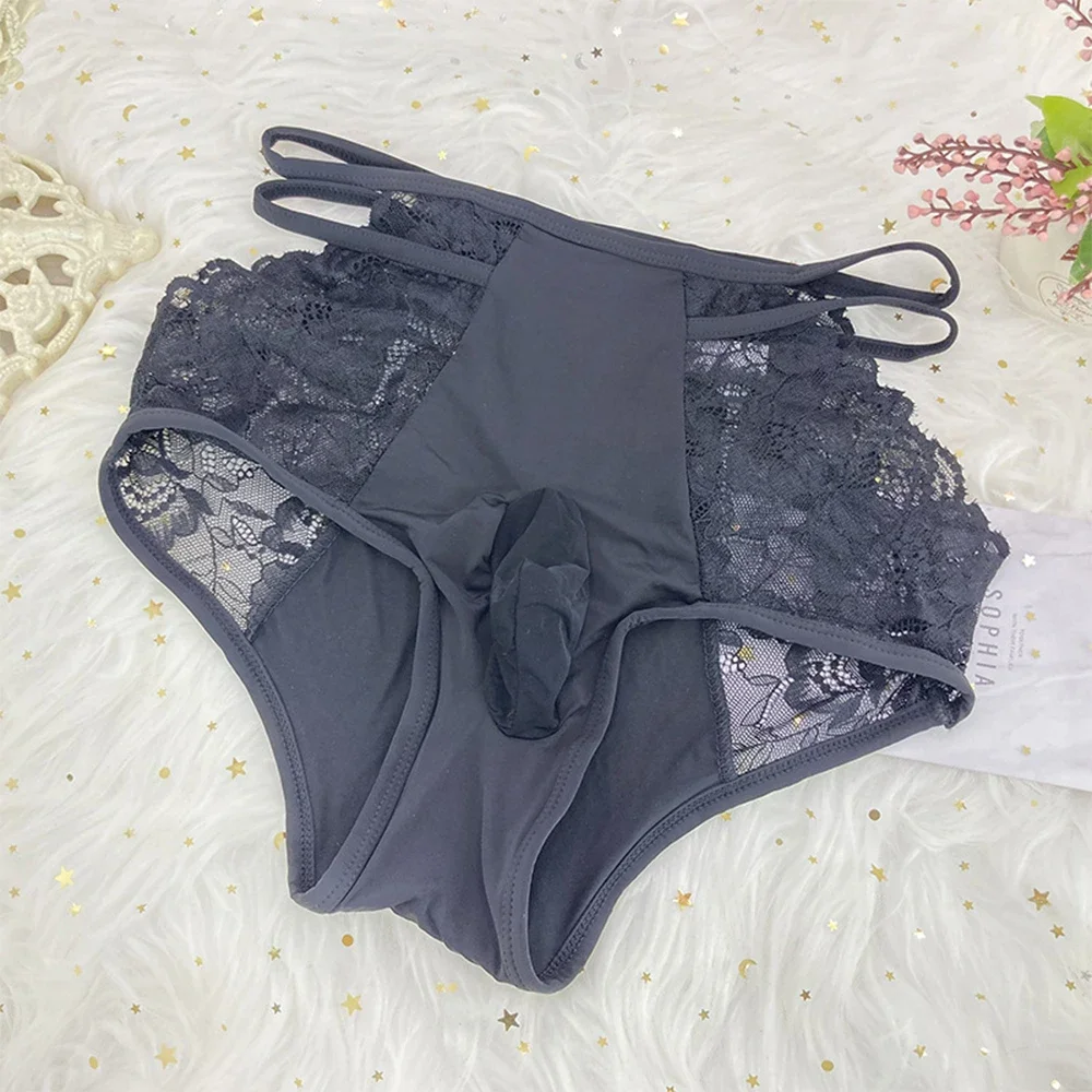 Men's Sexy See Through Lace Briefs Shorts Sissy Panties Peni Sleeve Gay Man Underwear Bikini Lingerie Transparent Underpant A50
Men's Sexy See Through Lace Briefs Shorts Sissy Panties Peni Sleeve Gay Man Underwear Bikini Lingerie Transparent Underpant A50