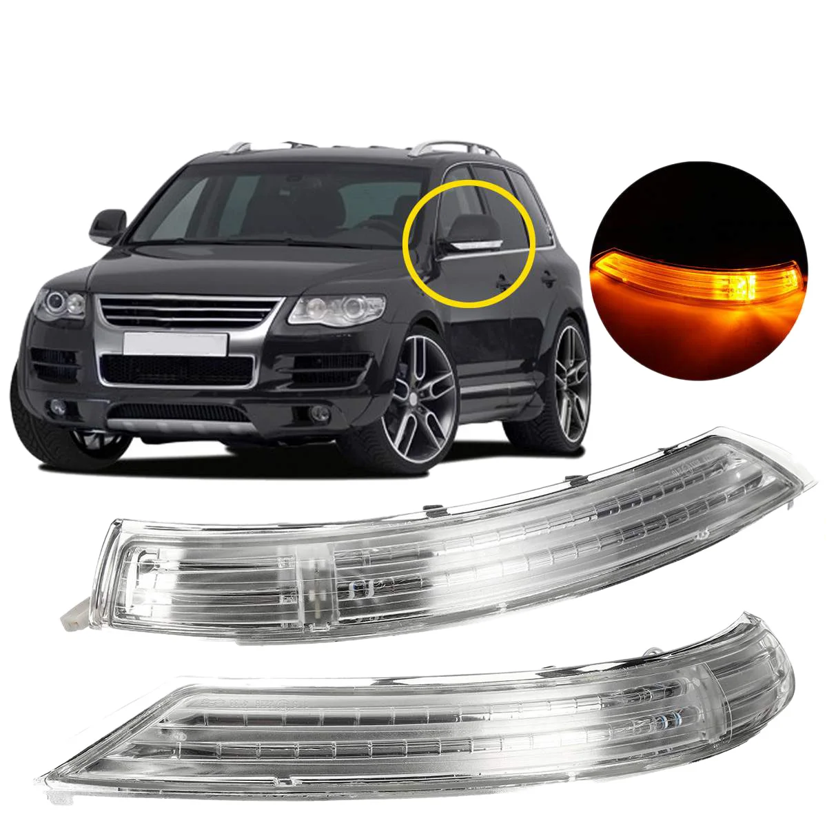 Car Rearview Mirror LED Turn Signal Light for Volkswagen Touareg 2007 2008 2009 2010 2011 7L6949101C 7L6
Car Rearview Mirror LED Turn Signal Light for Volkswagen Touareg 2007 2008 2009 2010 2011 7L6949101C 7L6