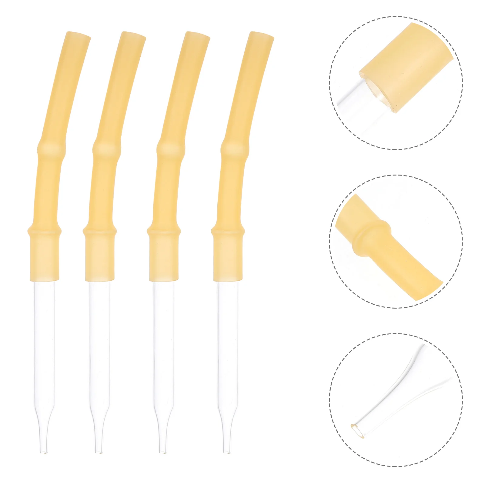 4 Pcs Basic Burette Tip Alkaline Useful Head Dropper Parts Rubber Labs Laboratory Tips
4 Pcs Basic Burette Tip Alkaline Useful Head Dropper Parts Rubber Labs Laboratory Tips
