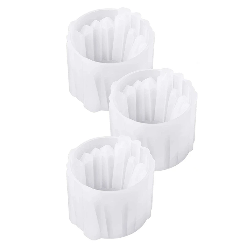 3 Pieces Candle Holder Silicone Molds Candlestick Resin Molds Crystal Shape Epoxy Casting Molds
3 Pieces Candle Holder Silicone Molds Candlestick Resin Molds Crystal Shape Epoxy Casting Molds