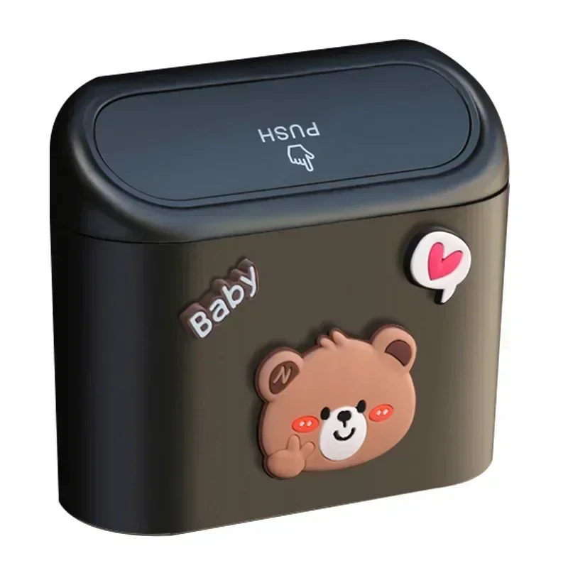 Hanging Car Trash Can Vehicle Garbage Dust Case Storage Box ABS Square Pressing Trash Bin Auto Interior Car Accessories
Hanging Car Trash Can Vehicle Garbage Dust Case Storage Box ABS Square Pressing Trash Bin Auto Interior Car Accessories