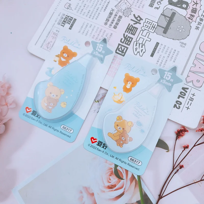 8PCS AIHAO 66317 Rilakkuma Correction Tape Kawaii Corrector Promotional Gift Stationery Student Prize School Office Supply
8PCS AIHAO 66317 Rilakkuma Correction Tape Kawaii Corrector Promotional Gift Stationery Student Prize School Office Supply