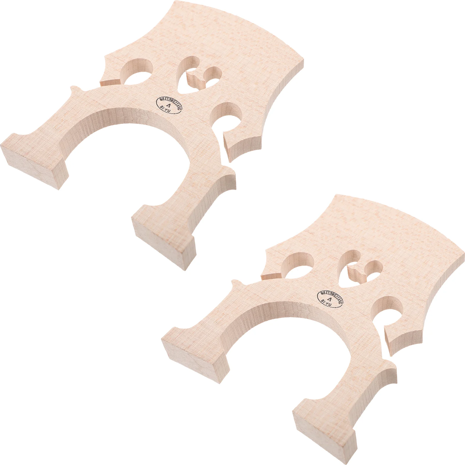 2pcs Cello Bridge 3/ 4 Cello Parts Maple Cello Fitted Bridge Musical Instrument Replacement ( Beige )
2pcs Cello Bridge 3/ 4 Cello Parts Maple Cello Fitted Bridge Musical Instrument Replacement ( Beige )