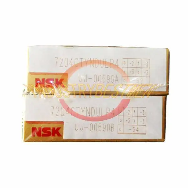 Подходящая пара (набор из 2) Новинка NSK 7204CTYNDULP4 радиально-упорный шарикоподшипник
Подходящая пара (набор из 2) Новинка NSK 7204CTYNDULP4 радиально-упорный шарикоподшипник