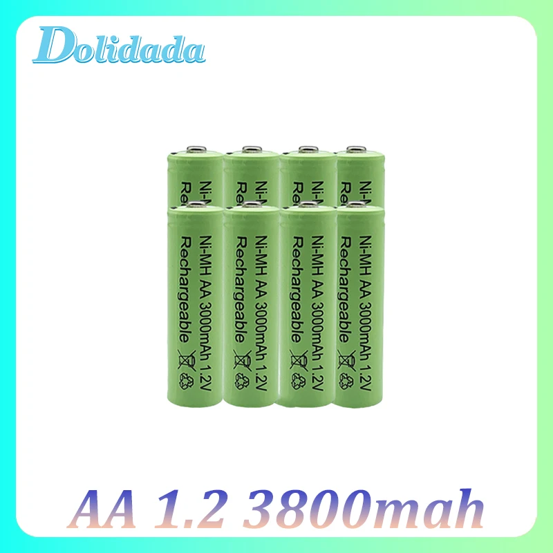 AA 1.2v 3000mah Rechargeable Precharged Ni-MH Batteries for Kids Toy Camera Microphone Power Tools Multipurpose AA Batteries
AA 1.2v 3000mah Rechargeable Precharged Ni-MH Batteries for Kids Toy Camera Microphone Power Tools Multipurpose AA Batteries
