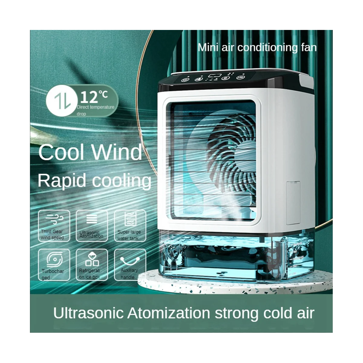 Spray Cold Fan Home Mini USB Desktop Refrigeration Small Air Conditioning Fan Portable Wet Wet Water Spray Cold Fan
Spray Cold Fan Home Mini USB Desktop Refrigeration Small Air Conditioning Fan Portable Wet Wet Water Spray Cold Fan