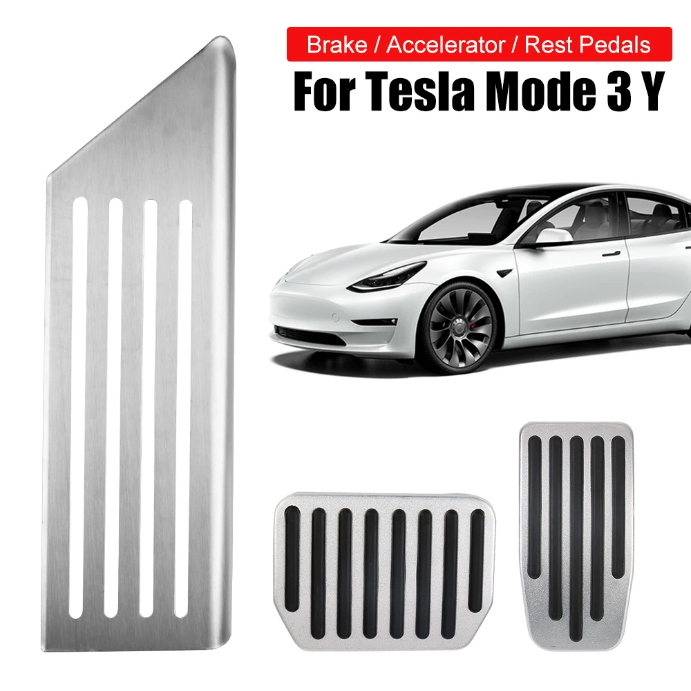 For Tesla Model 3 Model Y Rest Brake Pedals Foot Pedal With Rubber Pads Cover Aluminum Alloy Auto Interior Parts
For Tesla Model 3 Model Y Rest Brake Pedals Foot Pedal With Rubber Pads Cover Aluminum Alloy Auto Interior Parts