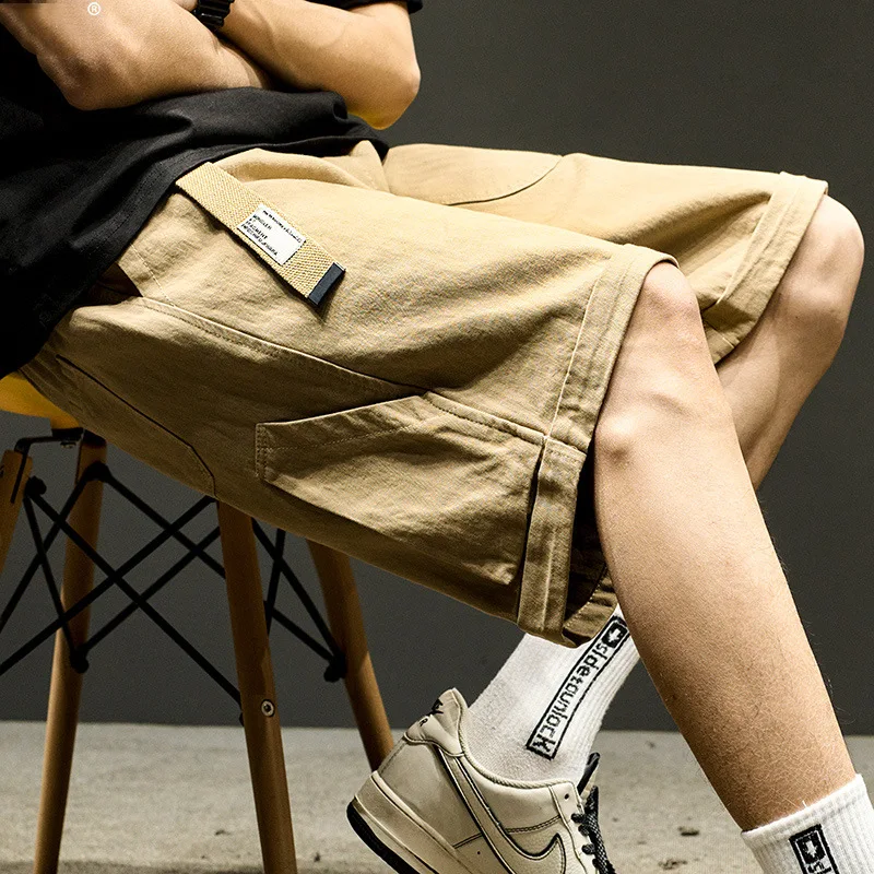 Men Vintage Cargo Y2K Shorts 2023 Summer Clothing Cotton Straight Sweatpants Khaki Drawstring Casual Shorts Korean Style Clothes
Men Vintage Cargo Y2K Shorts 2023 Summer Clothing Cotton Straight Sweatpants Khaki Drawstring Casual Shorts Korean Style Clothes