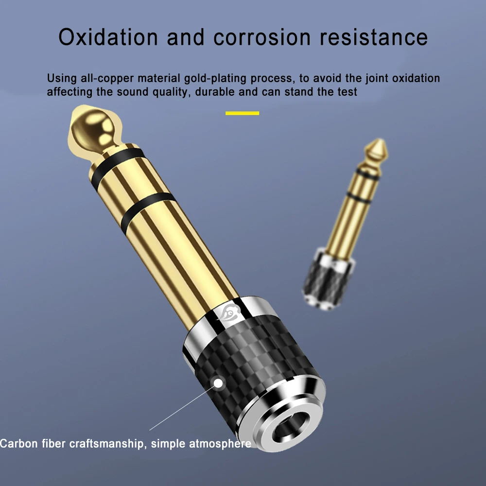 6.35mm To 3.5mm Audio Converters 1/4" 1/8" Male Female Connectors 6.35 to 3.5 Jack Headphone Adapter Connector Stereo Plug
6.35mm To 3.5mm Audio Converters 1/4" 1/8" Male Female Connectors 6.35 to 3.5 Jack Headphone Adapter Connector Stereo Plug