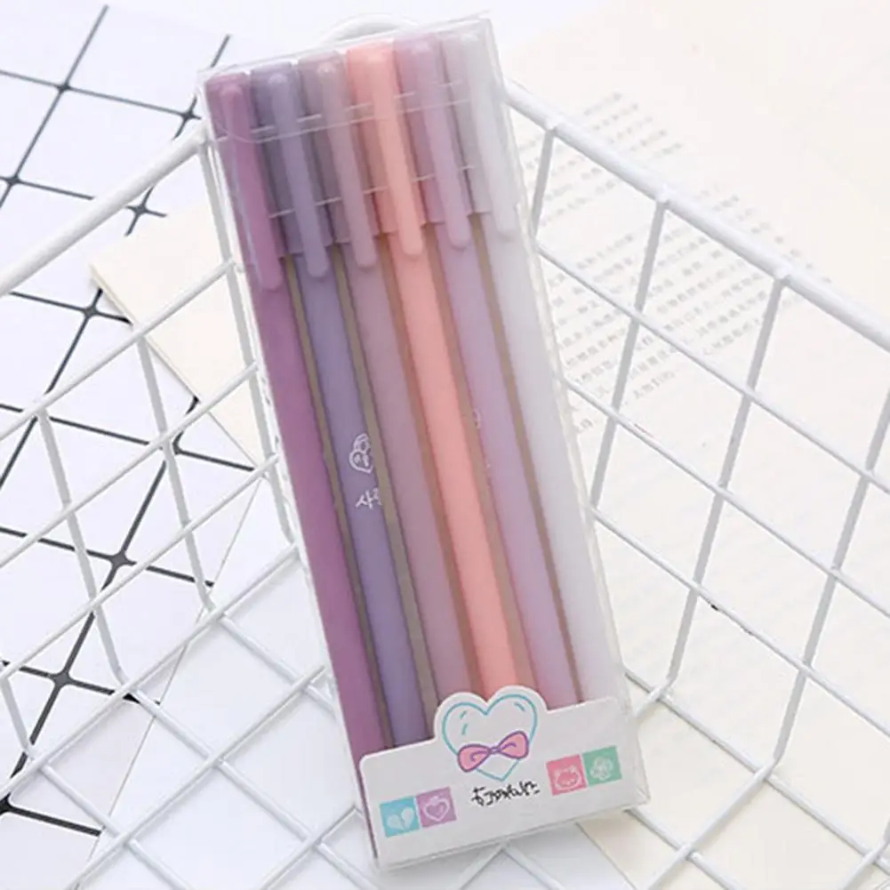 6Pcs Ink Pens Useful Retro Quick Drying Fine Texture Signing Gel Pens School Supplies Ballpoint Pens Signing Pens
6Pcs Ink Pens Useful Retro Quick Drying Fine Texture Signing Gel Pens School Supplies Ballpoint Pens Signing Pens