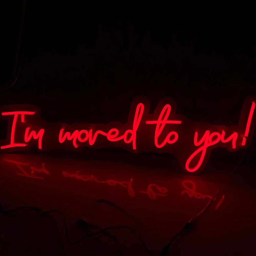 Customized Neon Words I’m Moved To You Led Neon Wall Art Lighted Pictures Decorations Vibes Light Set Novelty Night Lightings
Customized Neon Words I’m Moved To You Led Neon Wall Art Lighted Pictures Decorations Vibes Light Set Novelty Night Lightings