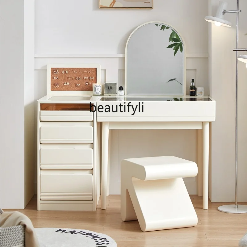 Nordic Solid Wood Small Cosmetic Mirror Dressing Table Bedroom Modern Simple Small Storage Cabinet storage cabinet
Nordic Solid Wood Small Cosmetic Mirror Dressing Table Bedroom Modern Simple Small Storage Cabinet storage cabinet