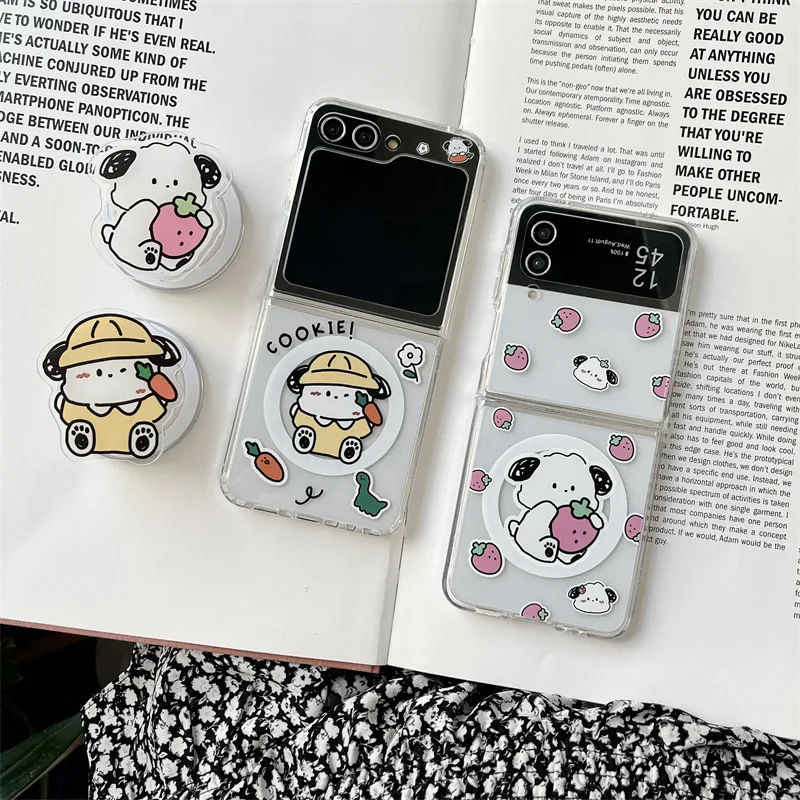 Cartoon Cute Puppy Magsafe Phone Case for Samsung Galaxy Z Flip 5 4 3 Protective Back Cover for ZFlip3 ZFlip4 ZFlip5 Case Shell
Cartoon Cute Puppy Magsafe Phone Case for Samsung Galaxy Z Flip 5 4 3 Protective Back Cover for ZFlip3 ZFlip4 ZFlip5 Case Shell