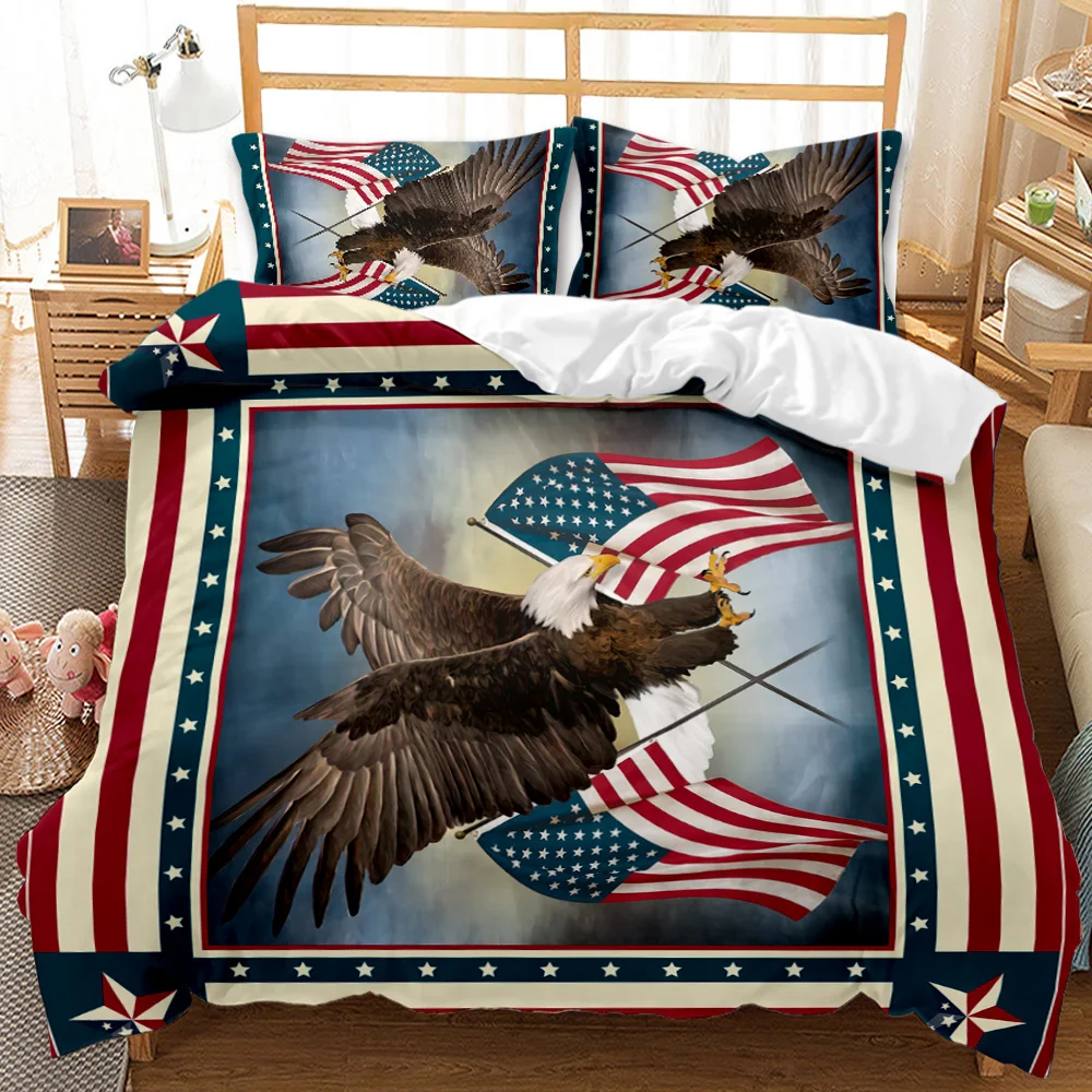 American Flag Comforter Cover Eagle Room Decorative Duvet Cover Bedding Set Wildlife Soft Microfiber Breathable Quilt Cover
American Flag Comforter Cover Eagle Room Decorative Duvet Cover Bedding Set Wildlife Soft Microfiber Breathable Quilt Cover