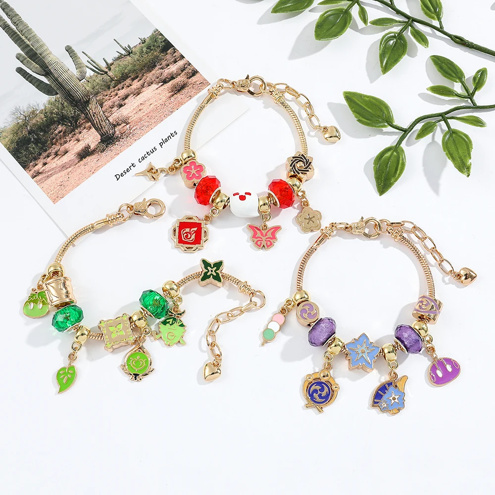 Two-dimensional game Genshin Impact original god Naxi Dacao element Pan family beaded DIY bracelet
Two-dimensional game Genshin Impact original god Naxi Dacao element Pan family beaded DIY bracelet