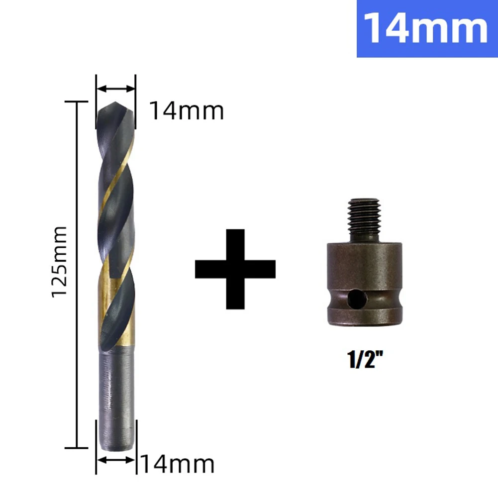 Increase Your Productivity With HSS Drill Bit Set 14mm Shank With Adapter For Electric Wrench Choose Dia From 14 25mm
Increase Your Productivity With HSS Drill Bit Set 14mm Shank With Adapter For Electric Wrench Choose Dia From 14 25mm