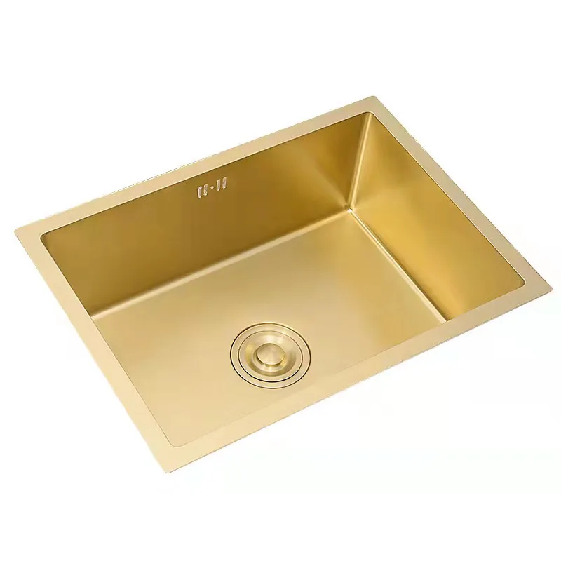 Gold Nano Kitchen Sink 304 Stainless Steel Single Basin Kitchen Sink Embedded Basin Sinks
Gold Nano Kitchen Sink 304 Stainless Steel Single Basin Kitchen Sink Embedded Basin Sinks