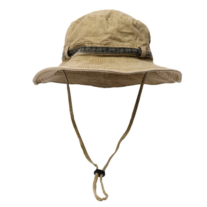 

Men's Hats Panama Fisherman Hats Outdoor Sun Protection Hats Women's Japanese Niche Wild Western Cowboy Hats Fishing Hiking Hats