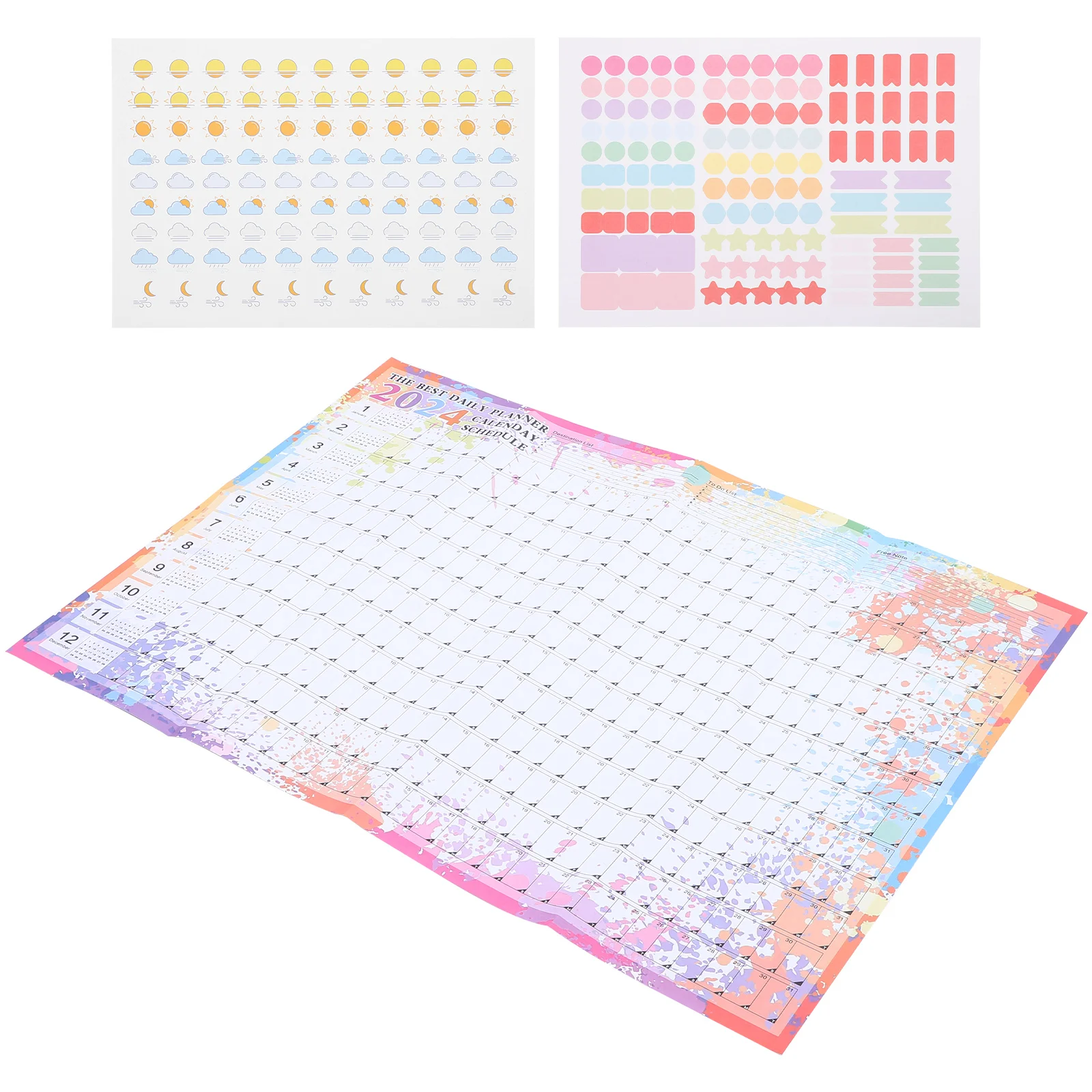 Calendar Wall English Monthly Daily Use Noting Desk Office Supplies Hanging Room Sturdy
Calendar Wall English Monthly Daily Use Noting Desk Office Supplies Hanging Room Sturdy