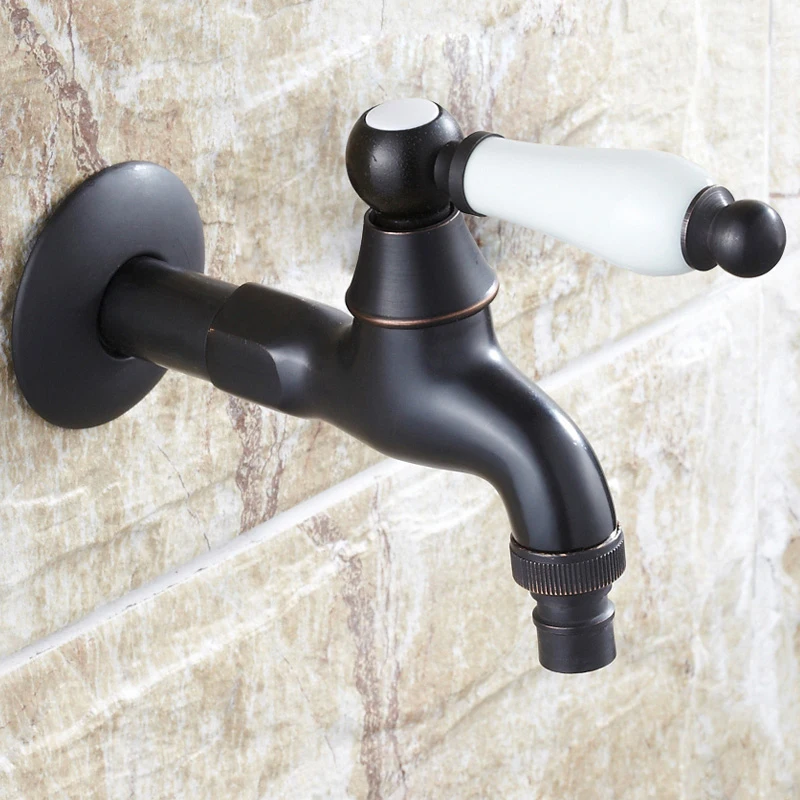 Vidric Bibcocks Black Brass Wall Mount Washing Machine Taps Bathroom Corner Mop Pool Small Tap Outdoor Garden Cold Water Faucet
Vidric Bibcocks Black Brass Wall Mount Washing Machine Taps Bathroom Corner Mop Pool Small Tap Outdoor Garden Cold Water Faucet