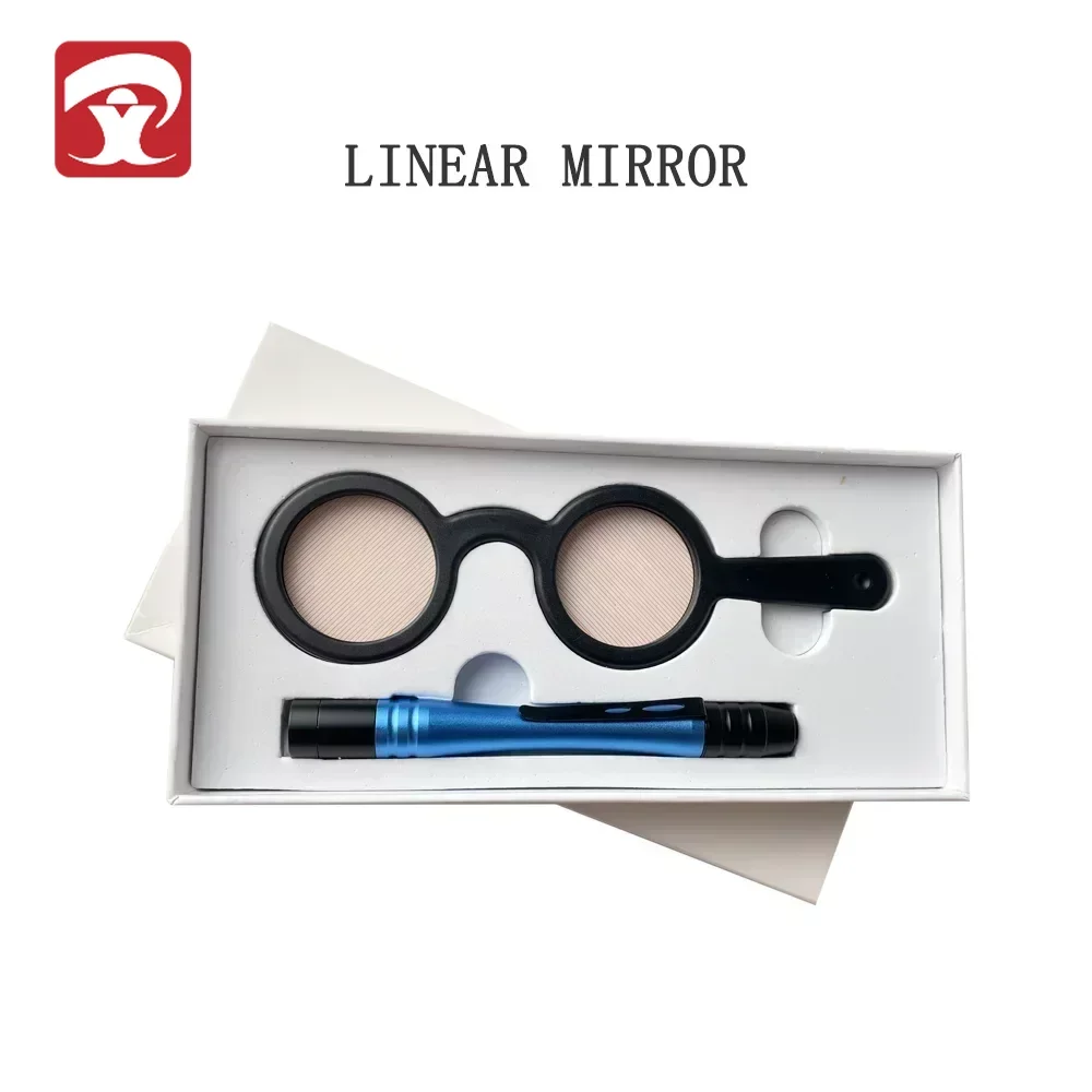 Bagolini Linear Mirror Binocular Check Eye Position Screening Vision Examination Inhibition Monocular Retinal Deviation BL-3
Bagolini Linear Mirror Binocular Check Eye Position Screening Vision Examination Inhibition Monocular Retinal Deviation BL-3