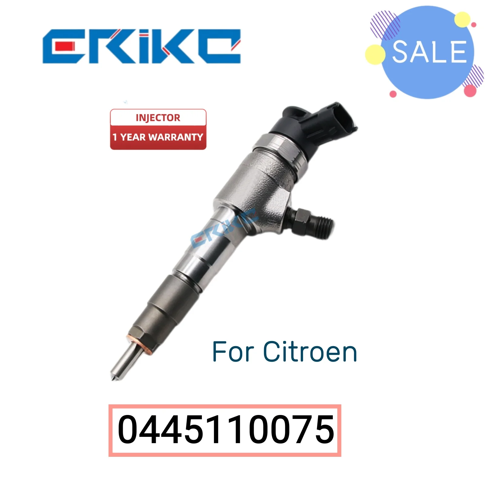 

0445110075 Jet Injector 0 445 110 075 Injector Assy Fuel 0445 110 075 Auto Fuel Injector for Citroen