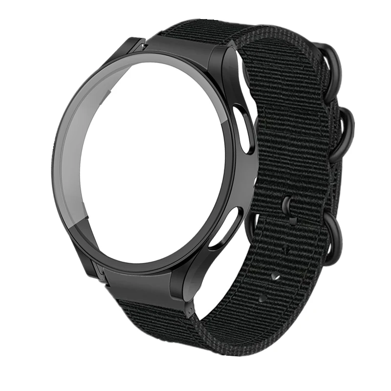 Чехол + нейлоновый ремешок без зазоров для Samsung Galaxy Watch 4 44 мм 40 мм, Защитный Браслет для Galaxy Watch 4 Classic 42 мм 46 мм, 2 шт. 
Чехол + нейлоновый ремешок без зазоров для Samsung Galaxy Watch 4 44 мм 40 мм, Защитный Браслет для Galaxy Watch 4 Classic 42 мм 46 мм, 2 шт.