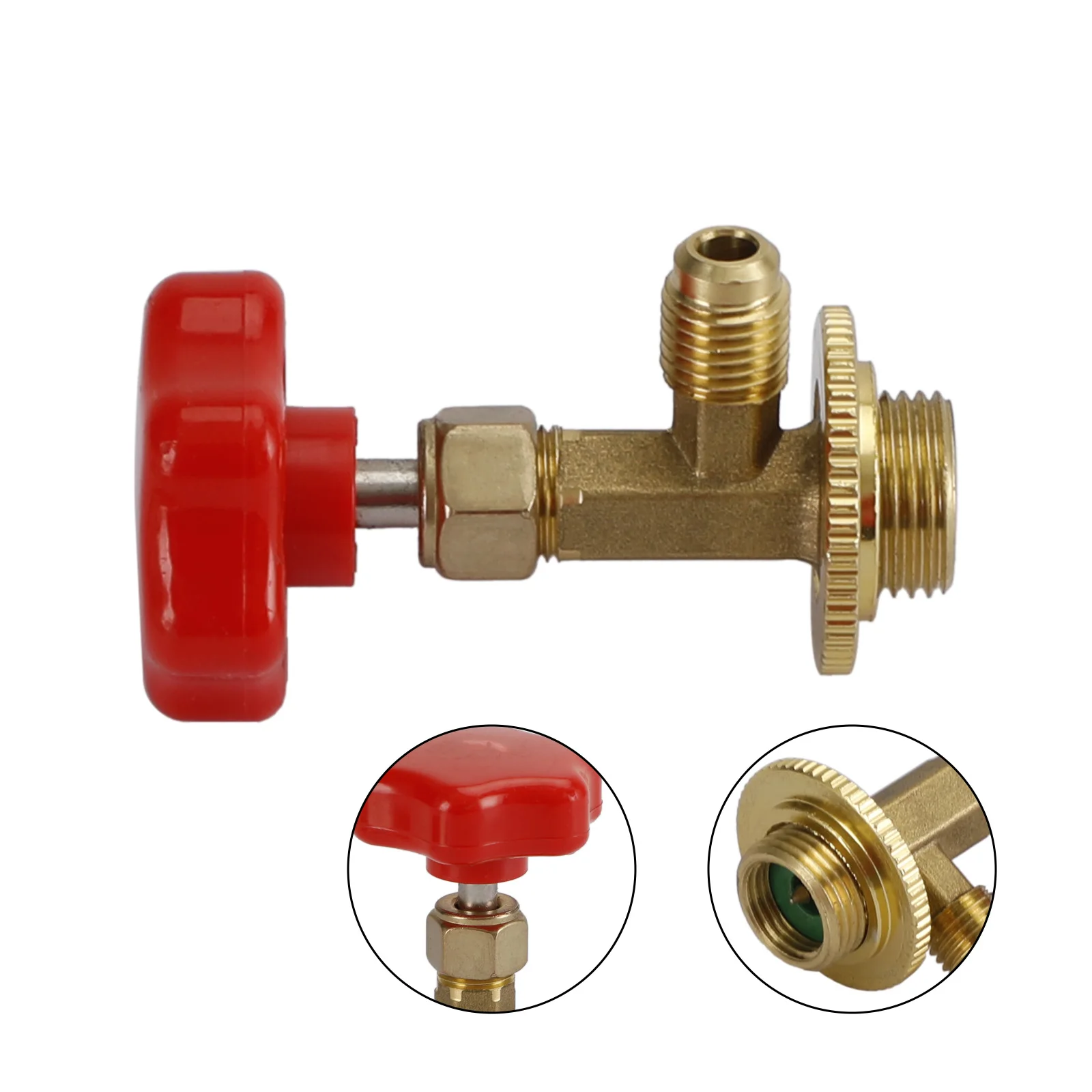 Artudatech R134A Refrigerant AC Can Bottle Tap 1/2 1/4 SAE Alloy Adapter Opener Valve 
Artudatech R134A Refrigerant AC Can Bottle Tap 1/2 1/4 SAE Alloy Adapter Opener Valve