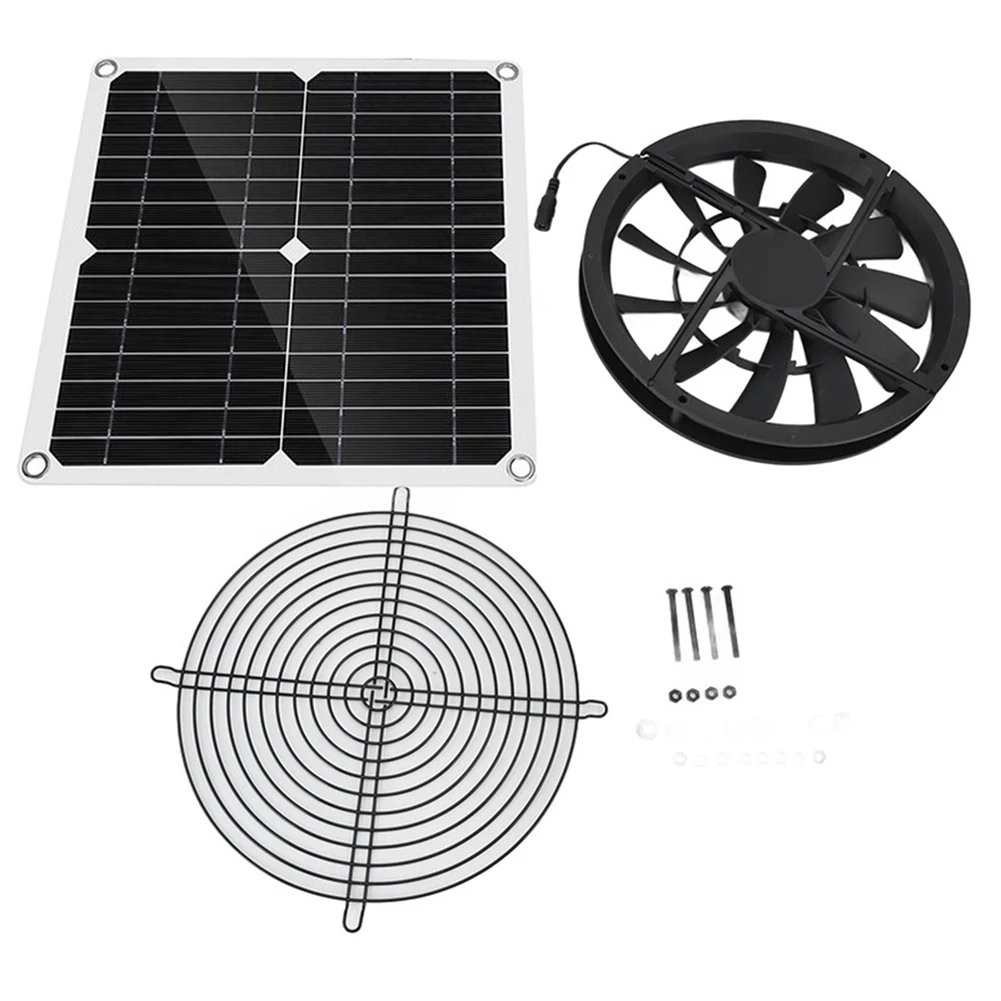 1pc 100W Waterproof Solar Panel Powered Exhaust Fan Kit For Chicken Coop Greenhouses Sheds Pet Houses Exhaust Accessories
1pc 100W Waterproof Solar Panel Powered Exhaust Fan Kit For Chicken Coop Greenhouses Sheds Pet Houses Exhaust Accessories