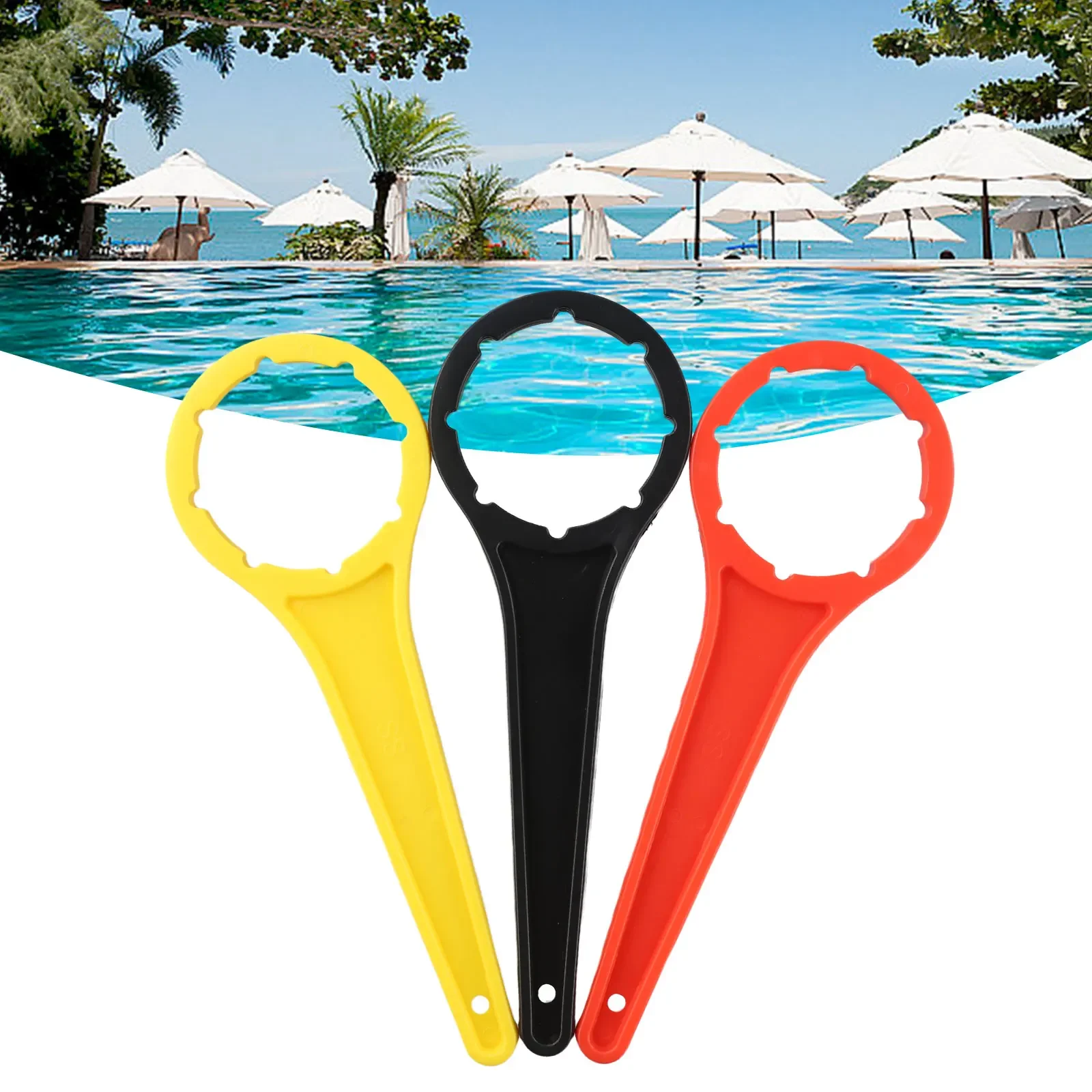 Chemical Drum Cap Spanner Opener Suits 20L-30LCubes Plastic Bucket Cap Spanner Pool Equipment Parts & Accs
Chemical Drum Cap Spanner Opener Suits 20L-30LCubes Plastic Bucket Cap Spanner Pool Equipment Parts & Accs