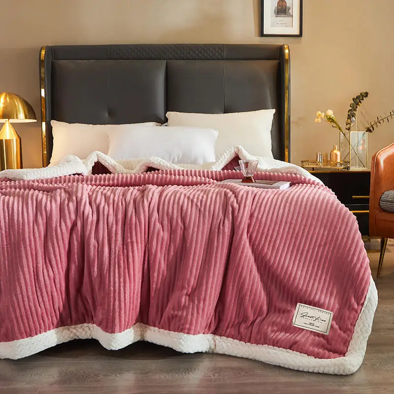 MIDSUM Winter Three Layers Thick Bed Blankets Adult Double Sided Throws Blanket Thick Warm Fluffy Covers Home Decoration
MIDSUM Winter Three Layers Thick Bed Blankets Adult Double Sided Throws Blanket Thick Warm Fluffy Covers Home Decoration